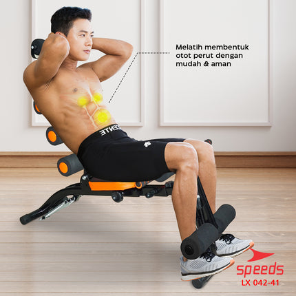 SPEEDS Dumbbell Sit-Up Bench Gym Fitness Equipment Dumbbell Chair Multifunctional Ab Bench 042-41