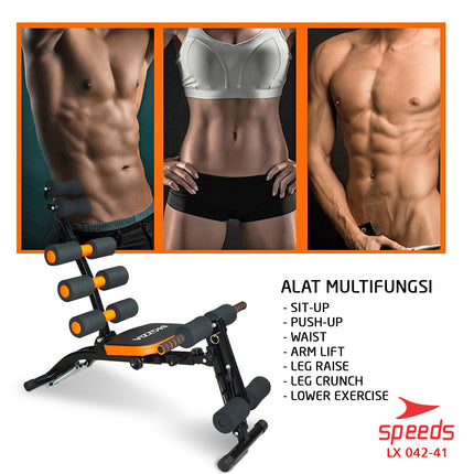 SPEEDS Dumbbell Sit-Up Bench Gym Fitness Equipment Dumbbell Chair Multifunctional Ab Bench 042-41