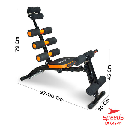SPEEDS Dumbbell Sit-Up Bench Gym Fitness Equipment Dumbbell Chair Multifunctional Ab Bench 042-41