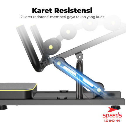 SPEEDS Alat Olahraga Fitness Sit Up Bench Six Pack Care 5in1 042-42