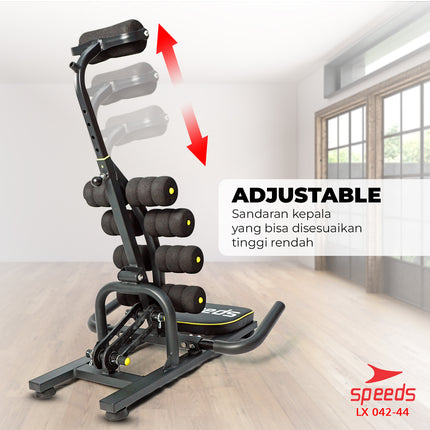 SPEEDS Alat Olahraga Fitness Sit Up Bench Six Pack Care 5in1 042-42