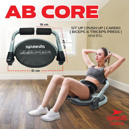 SPEEDS Alat Olahraga Fitness Ab Core 8in1 Portable 042-47