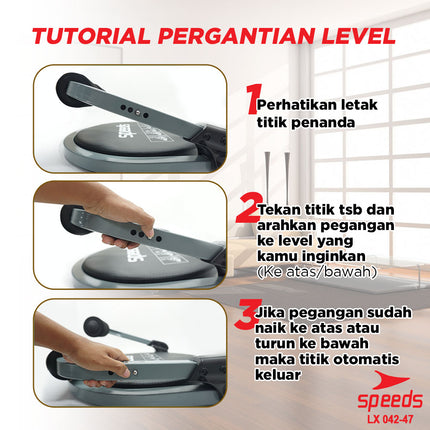 SPEEDS Alat Olahraga Fitness Ab Core 8in1 Portable 042-47