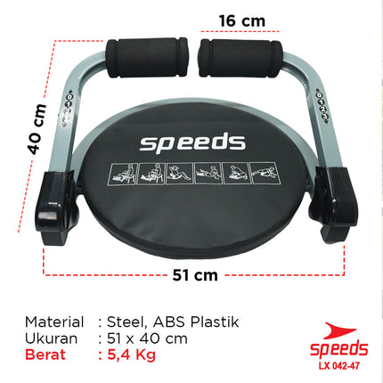 SPEEDS Alat Olahraga Fitness Ab Core 8in1 Portable 042-47