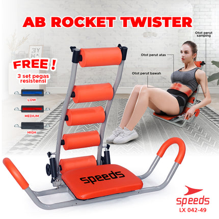SPEEDS Ab Rocket Exercise Balance Power Gym Fitness Back Exercise Equipment 042-49