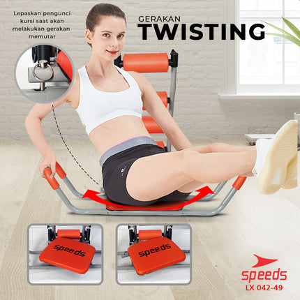 SPEEDS Ab Rocket Exercise Balance Power Gym Fitness Back Exercise Equipment 042-49