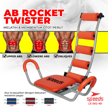SPEEDS Ab Rocket Exercise Balance Power Gym Fitness Back Exercise Equipment 042-49