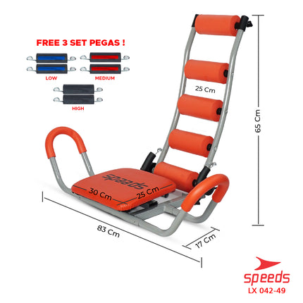 SPEEDS Ab Rocket Exercise Balance Power Gym Fitness Back Exercise Equipment 042-49