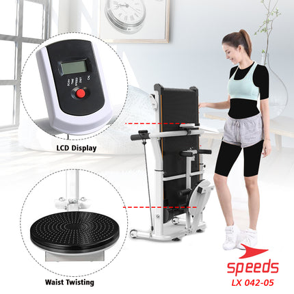 SPEEDS Multifunction Manual Treadmill for Running Sports 7 in 1 042-5