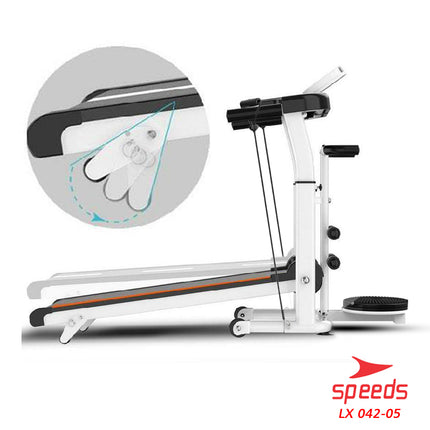 SPEEDS Multifunction Manual Treadmill for Running Sports 7 in 1 042-5