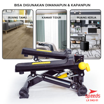 SPEEDS Mini Stepper Hidrolik Alat Olahraga Fitness Kaki 042-51