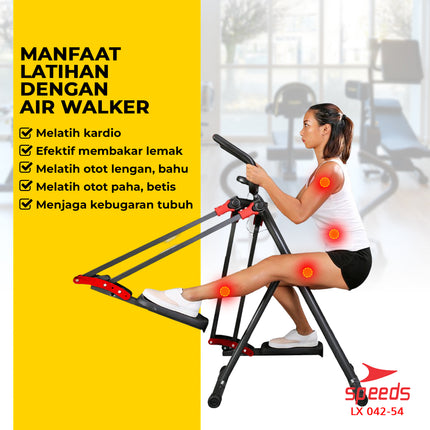 SPEEDS Air Climber Air Walker Alat Olahraga Fitness Kaki 042-54