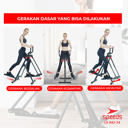 SPEEDS Air Climber Air Walker Alat Olahraga Fitness Kaki 042-54