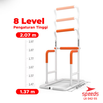 SPEEDS Pull Up Bar Power Tower Chin Up Bar Multifunction Exercise Equipment Pull Up 042-55