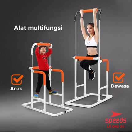 SPEEDS Pull Up Bar Power Tower Chin Up Bar Multifunction Exercise Equipment Pull Up 042-55