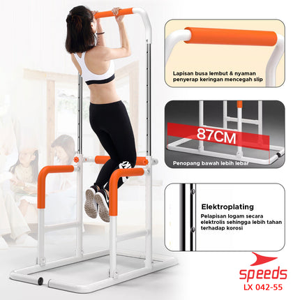 SPEEDS Pull Up Bar Power Tower Chin Up Bar Multifunction Exercise Equipment Pull Up 042-55