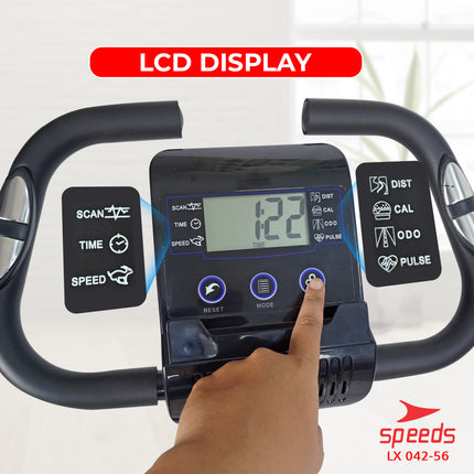 SPEEDS Cardio Fitness Equipment Indoor Stationary Magnetic Exercise Bike 042-56