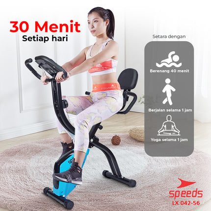 SPEEDS Cardio Fitness Equipment Indoor Stationary Magnetic Exercise Bike 042-56