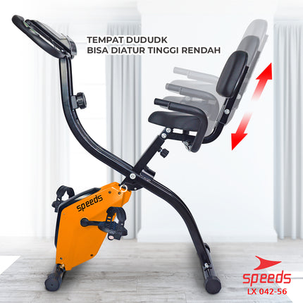 SPEEDS Cardio Fitness Equipment Indoor Stationary Magnetic Exercise Bike 042-56