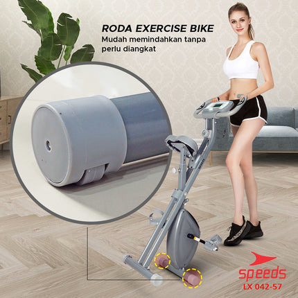 SPEEDS Spinning Bike Magnetic Exercise Bike Alat Fitness 042-57