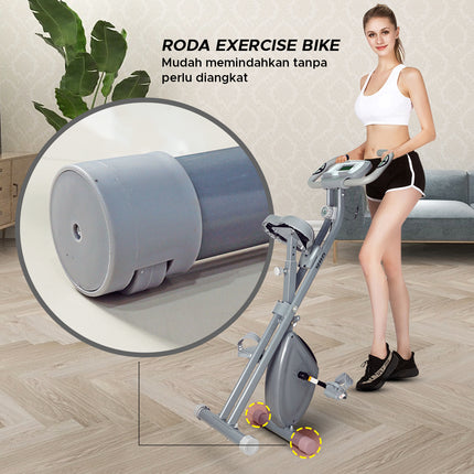 SPEEDS Sepeda Statis Magnetic Exercise Bike Layar LCD 042-58