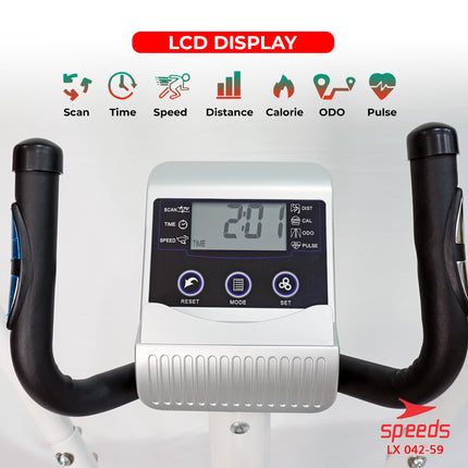 SPEEDS Elliptical Bike Sepeda Magnetic Fitness Gym 042-59