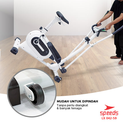 SPEEDS Elliptical Bike Sepeda Magnetic Fitness Gym 042-59