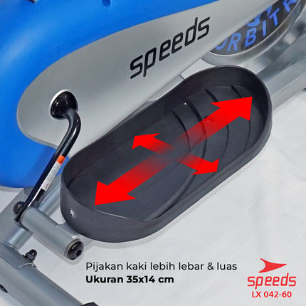 SPEEDS Orbitrack Bike Elliptical Bike Alat Fitness Olahraga 042-60