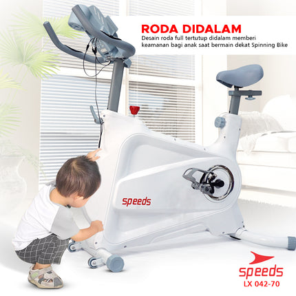 SPEEDS Spinning Bike Magnetic Exercise Bike Alat Fitness 042-70