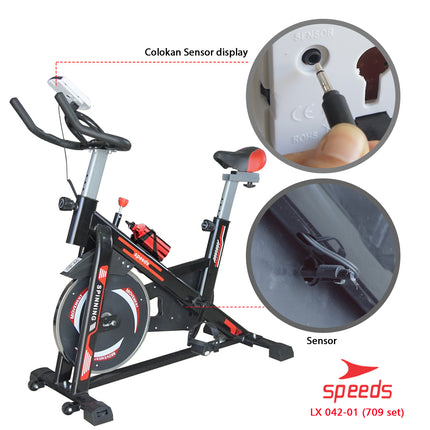 SPEEDS Spinning Bike Magnetic Exercise Bike Alat Fitness 042-70