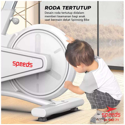 SPEEDS Sport Sepeda Statis Magnetic Excerise Bike Spinning Bike Belt Sepeda Fitness 042-71