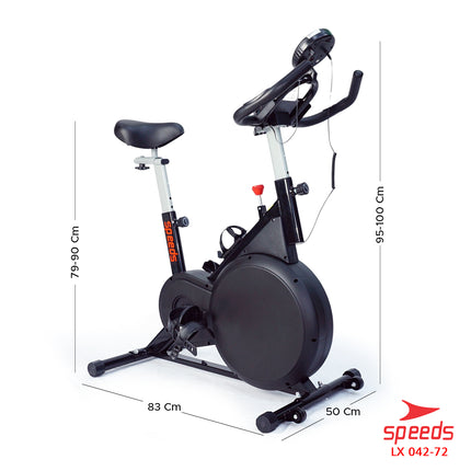SPEEDS Stationary Magnetic Exercise Bike Home Gym Fitness 042-72