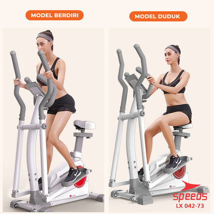 SPEEDS Elliptical Bike Sepeda Magnetic Fitness Gym 042-73