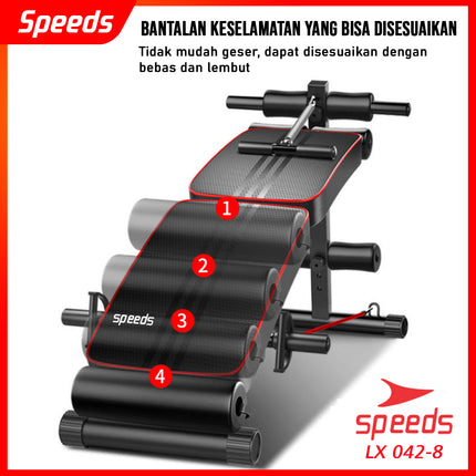 SPEEDS SIT UP BENCH BOARD 2 in 1 SIX PACK BOARD FITNESS EQUIPMENT Dumbbell Bench Equipment 042-8