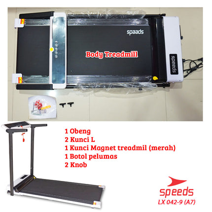 SPEEDS Treadmill Elektrik Mesin Lari Fitness 042-9