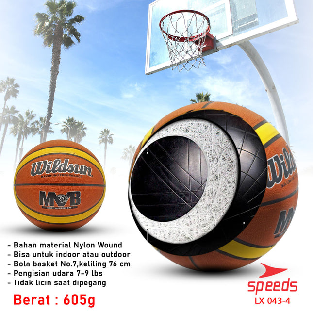 SPEEDS Basketball Sports Basketball Rubber LX 043-4
