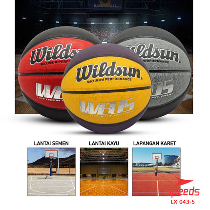 SPEEDS Basketball Original Wildsun Natural Rubber 043-5