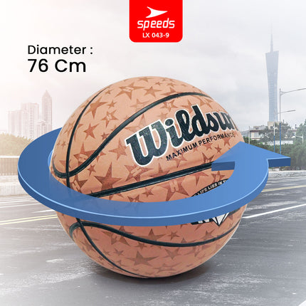 SPEEDS Basketball 76cm Sports Original Natural Rubber 043-9