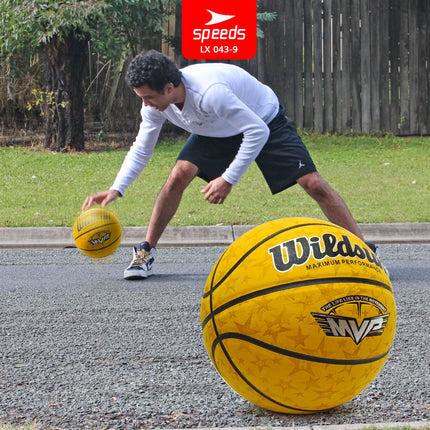 SPEEDS Basketball 76cm Sports Original Natural Rubber 043-9