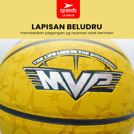 SPEEDS Basketball 76cm Sports Original Natural Rubber 043-9
