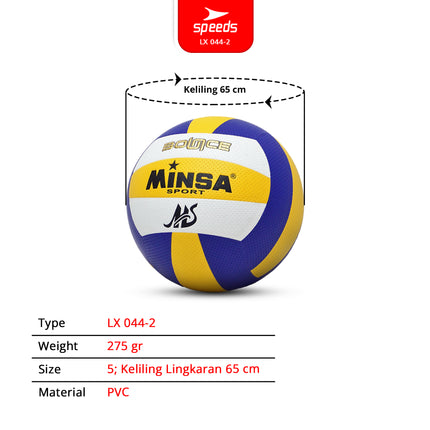 SPEEDS Bola Voli Size 5 FIVB Original 044-2