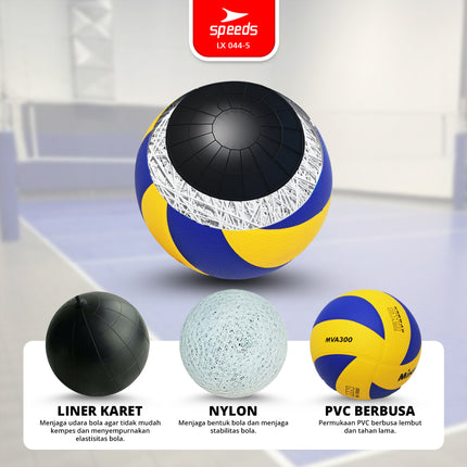 SPEEDS Bola Voli Size 5 FIVB Original 044-5