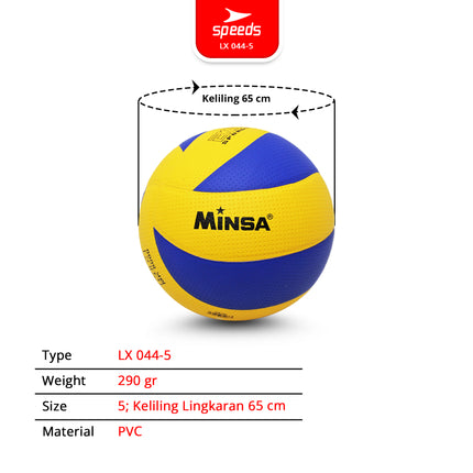 SPEEDS Bola Voli Size 5 FIVB Original 044-5