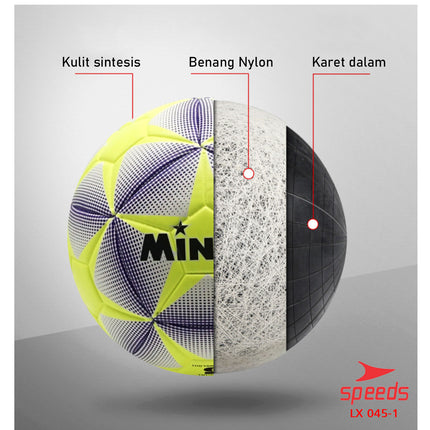 SPEEDS Bola Sepak Futsal Bola Kaki Football Soccer Sepak Bola 045-1