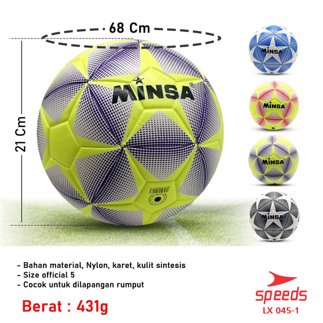 SPEEDS Bola Sepak Futsal Bola Kaki Football Soccer Sepak Bola 045-1