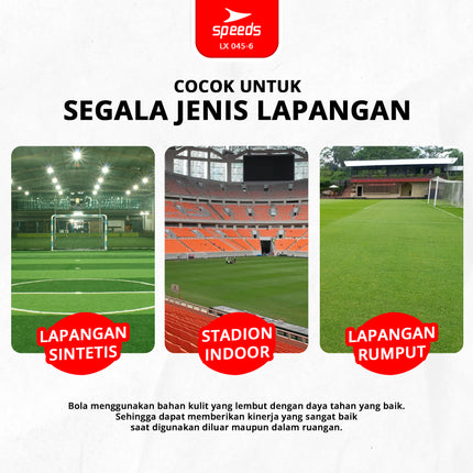 SPEEDS Bola Sepak Futsal international Sepak Bola Olahraga Football Soccer 045-6