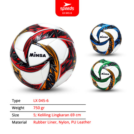 SPEEDS Bola Sepak Futsal international Sepak Bola Olahraga Football Soccer 045-6