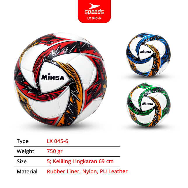 SPEEDS Bola Sepak Futsal international Sepak Bola Olahraga Football Soccer 045-6