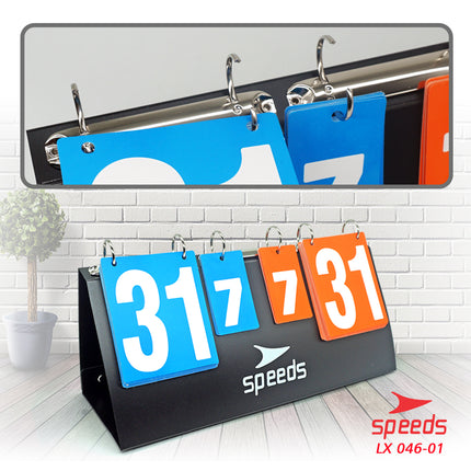 SPEEDS Score Board / Scoreboard for Futsal / Soccer, etc. Original High-Quality Import 046-1
