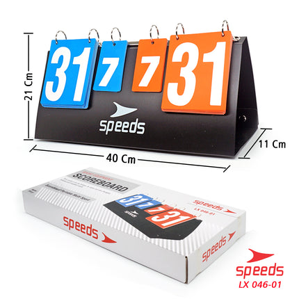 SPEEDS Score Board / Scoreboard for Futsal / Soccer, etc. Original High-Quality Import 046-1